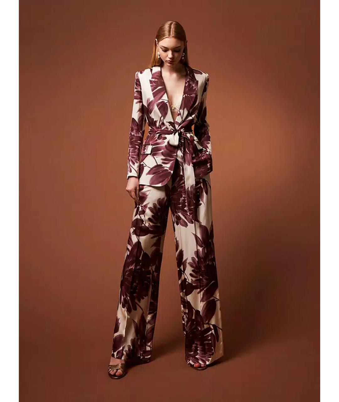 TWIN-SET Коричневый вискозный жакет/пиджак, фото 2