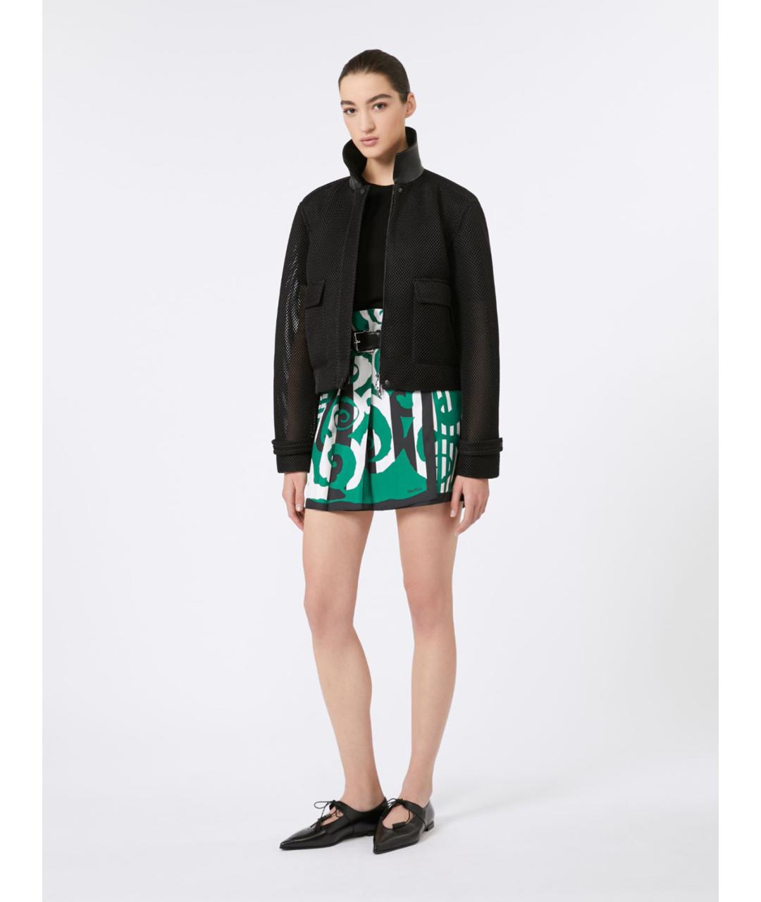 MAX MARA Черная шерстяная футболка, фото 2