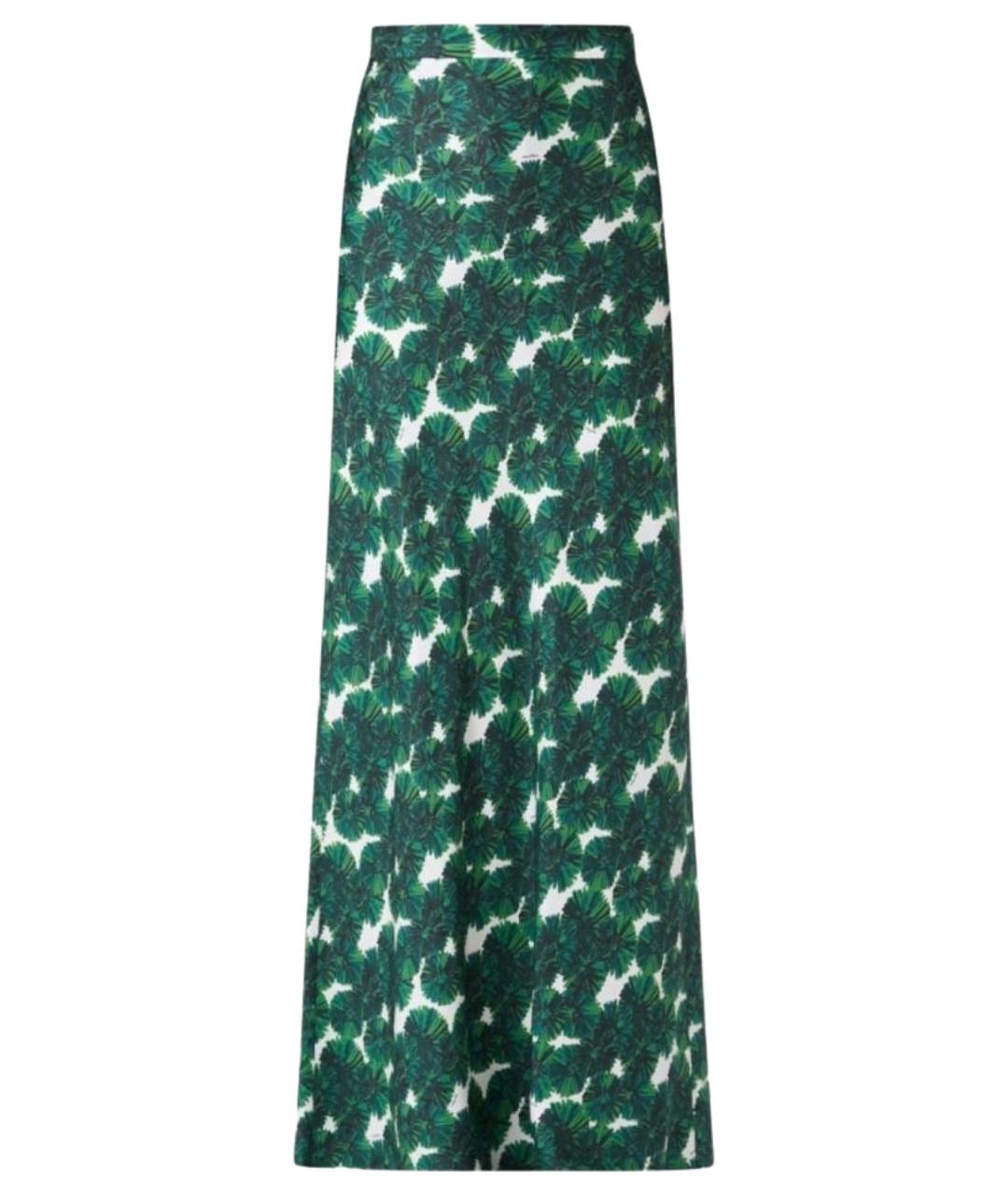 MAX MARA Мульти шелковая юбка макси, фото 1