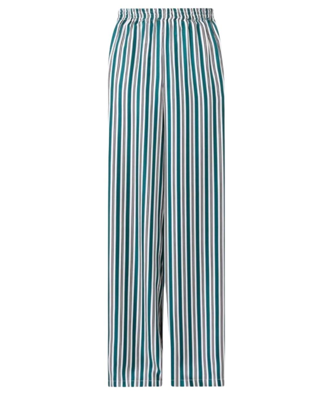 MAX MARA Мульти шелковые брюки широкие, фото 1