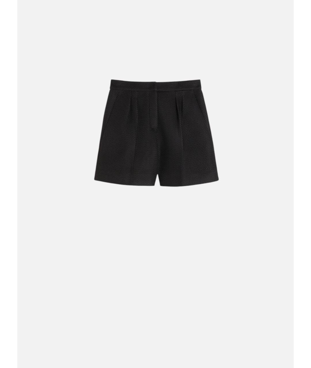 MAX MARA Черные полиэстеровые шорты, фото 6