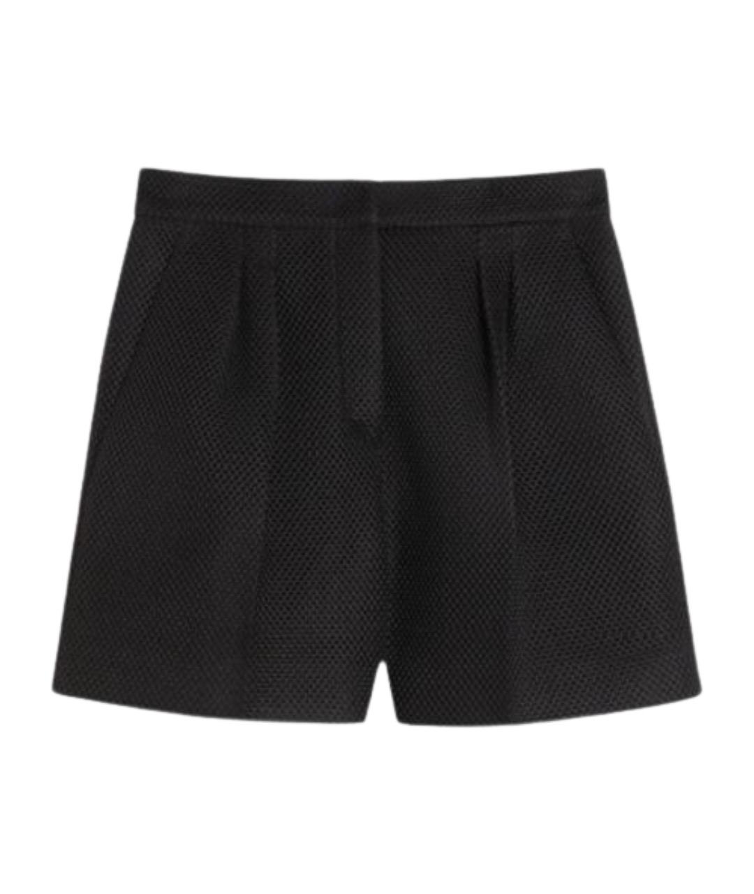 MAX MARA Черные полиэстеровые шорты, фото 1