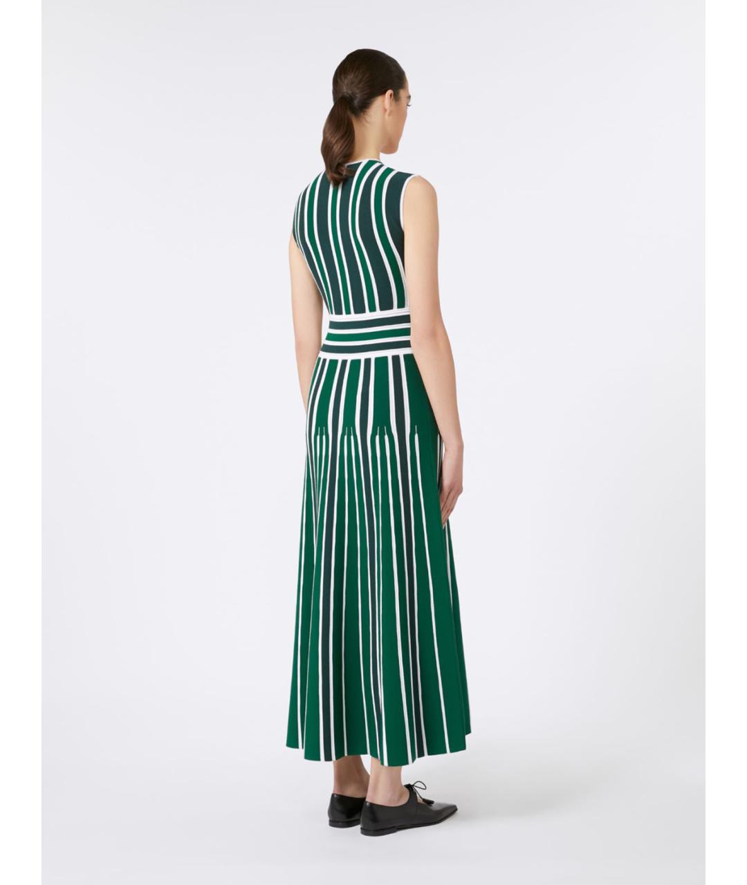 MAX MARA Мульти вискозное повседневное платье, фото 4