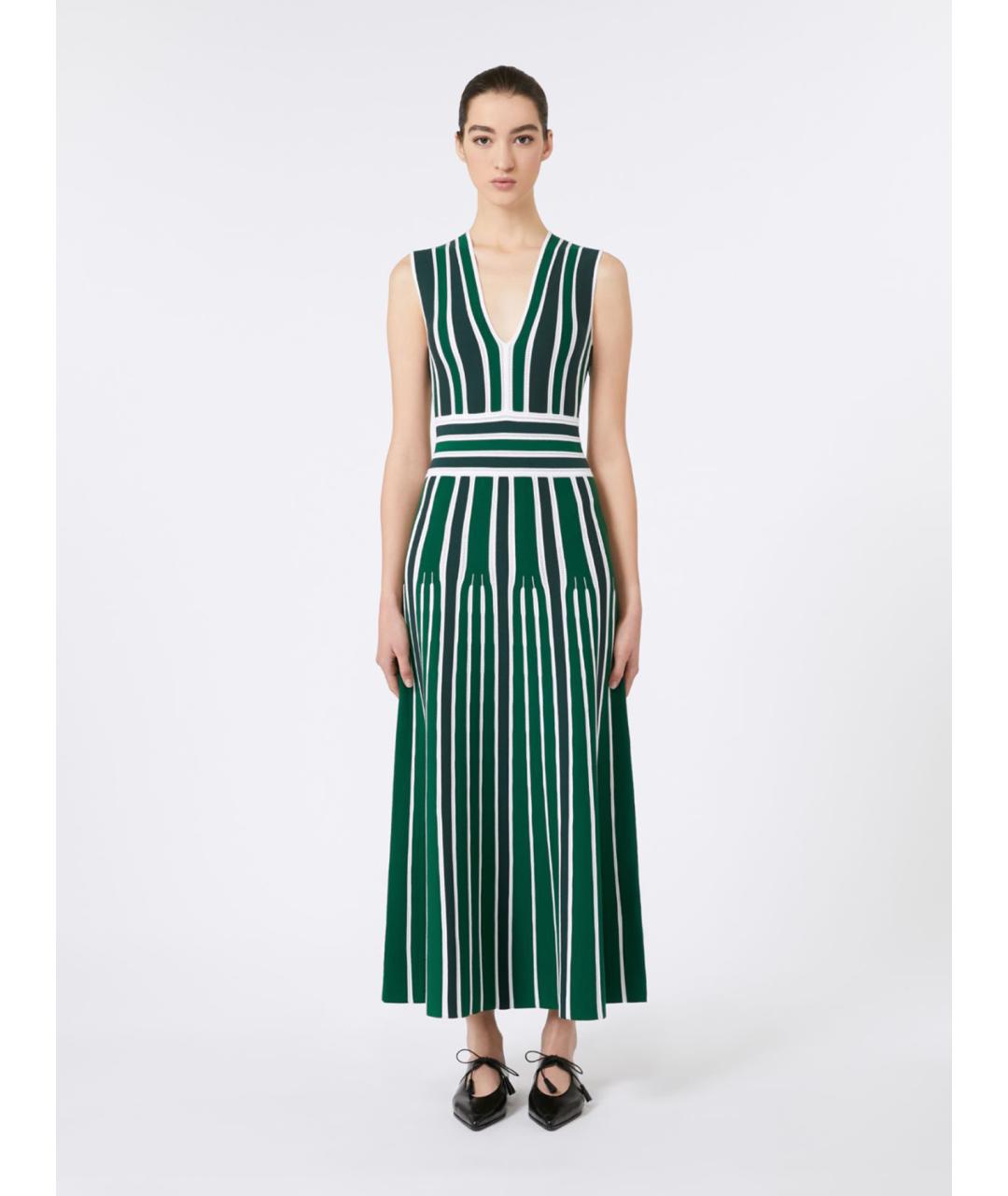 MAX MARA Мульти вискозное повседневное платье, фото 5