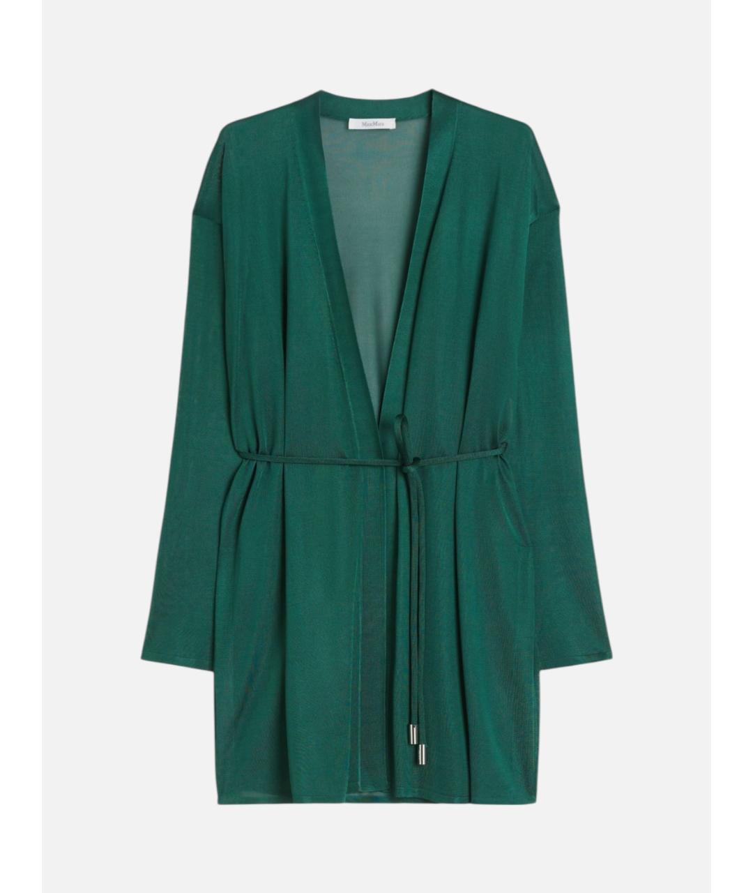 MAX MARA Зеленый вискозный кардиган, фото 5