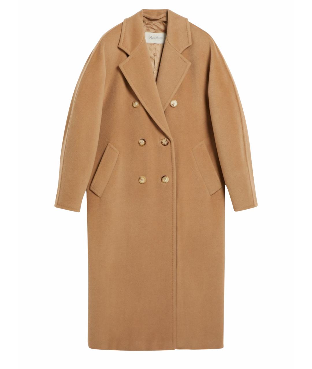 MAX MARA Бежевое шерстяное пальто, фото 1