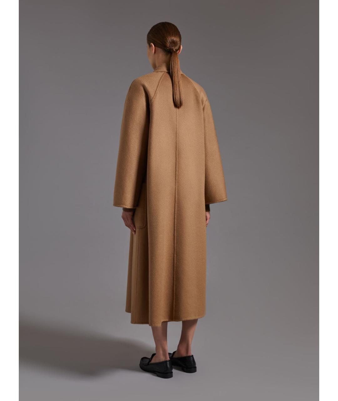 MAX MARA Бежевое кашемировое пальто, фото 3