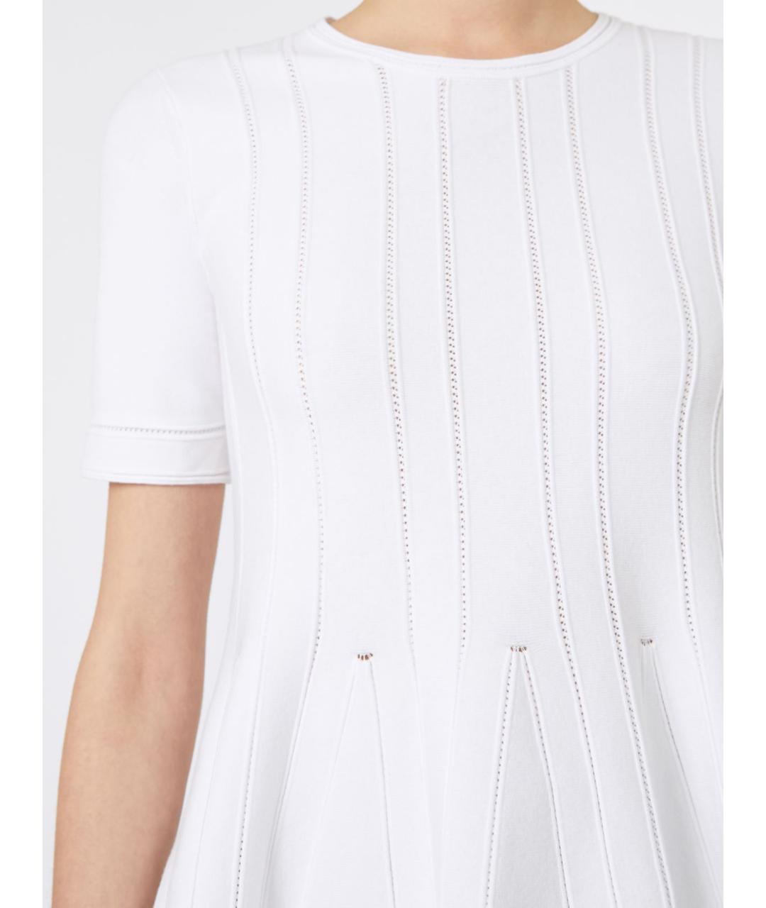 MAX MARA Белая вискозная футболка, фото 3