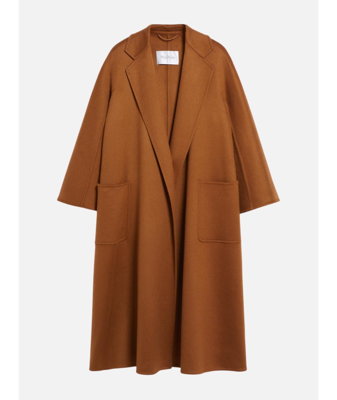 MAX MARA Коричневое кашемировое пальто, фото 6