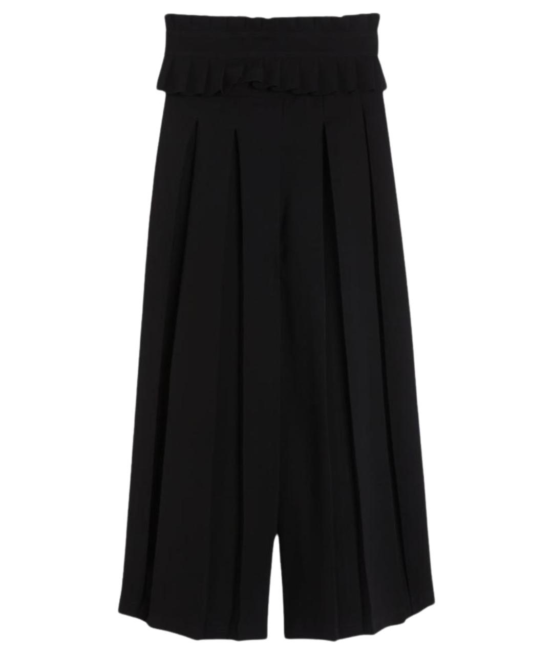 MAX MARA Черные брюки широкие, фото 1