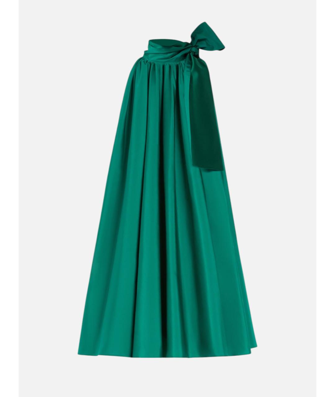 MAX MARA Зеленые полиэстеровое повседневное платье, фото 6