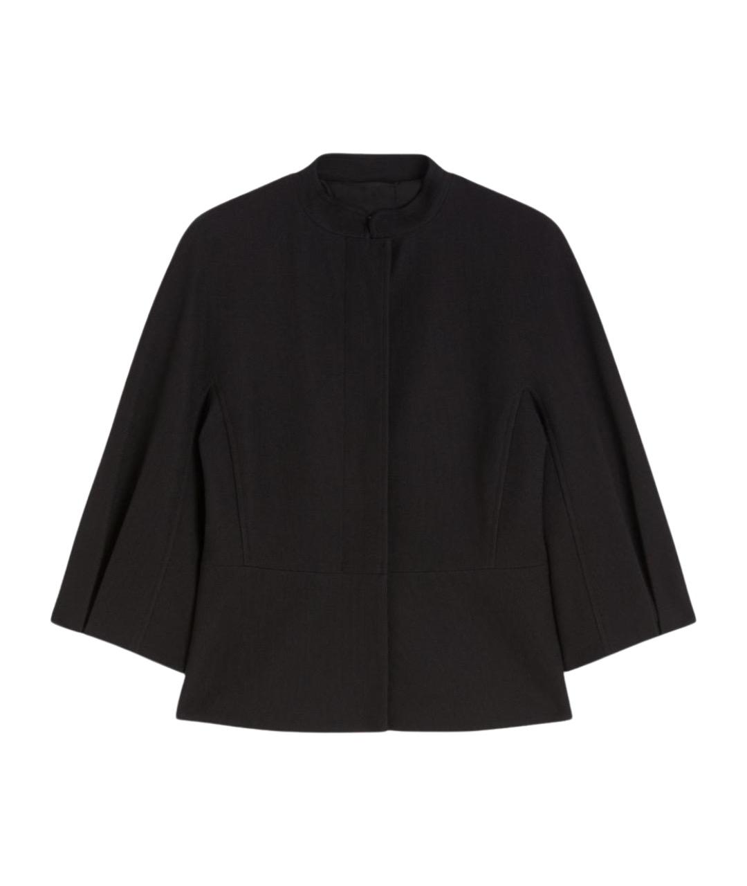 MAX MARA Черный полиамидовый жакет/пиджак, фото 1
