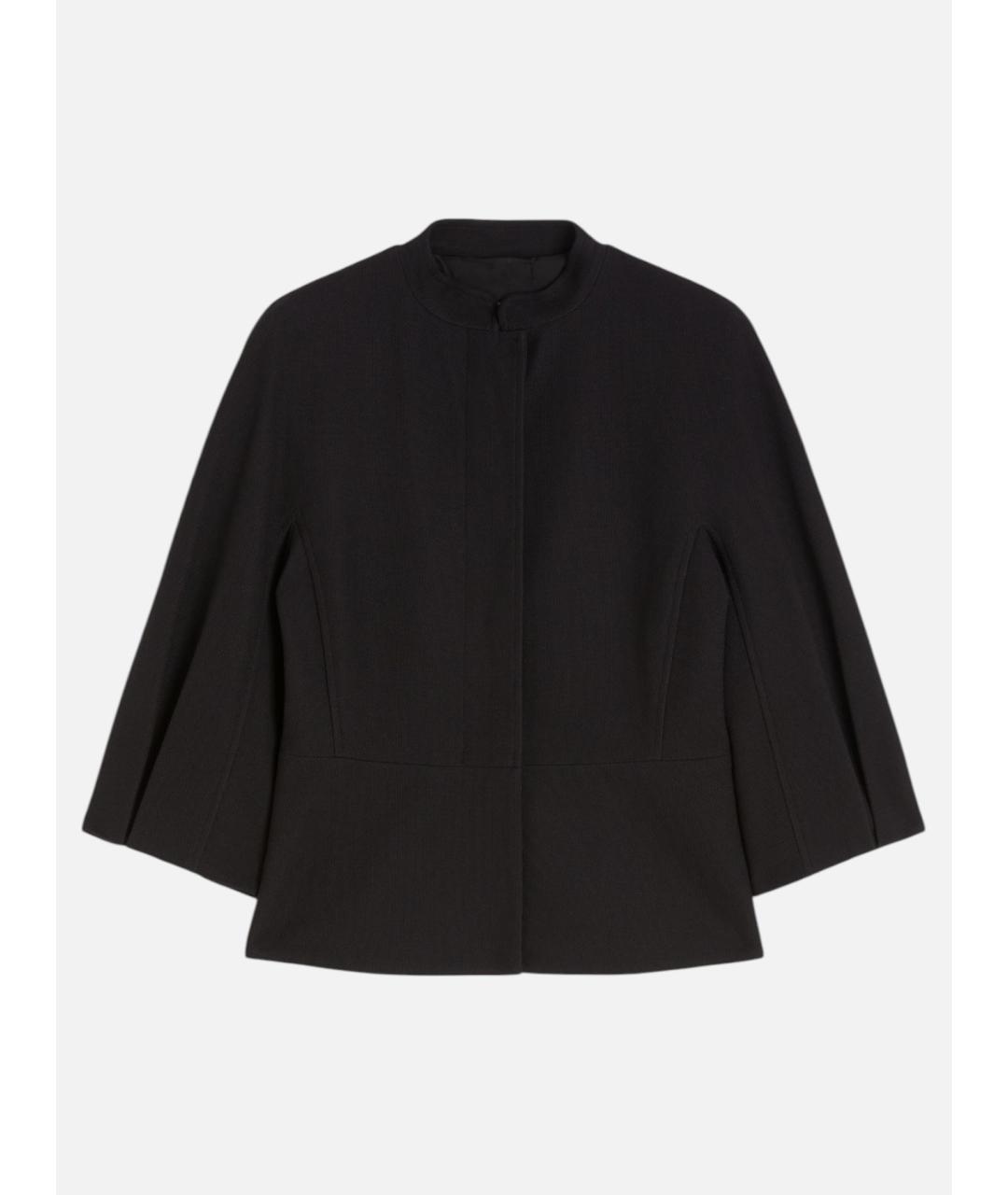 MAX MARA Черный полиамидовый жакет/пиджак, фото 6