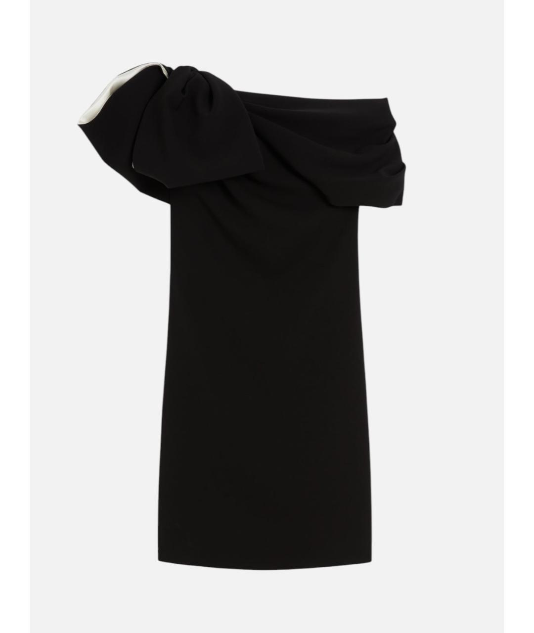 MAX MARA Черное вискозное коктейльное платье, фото 6