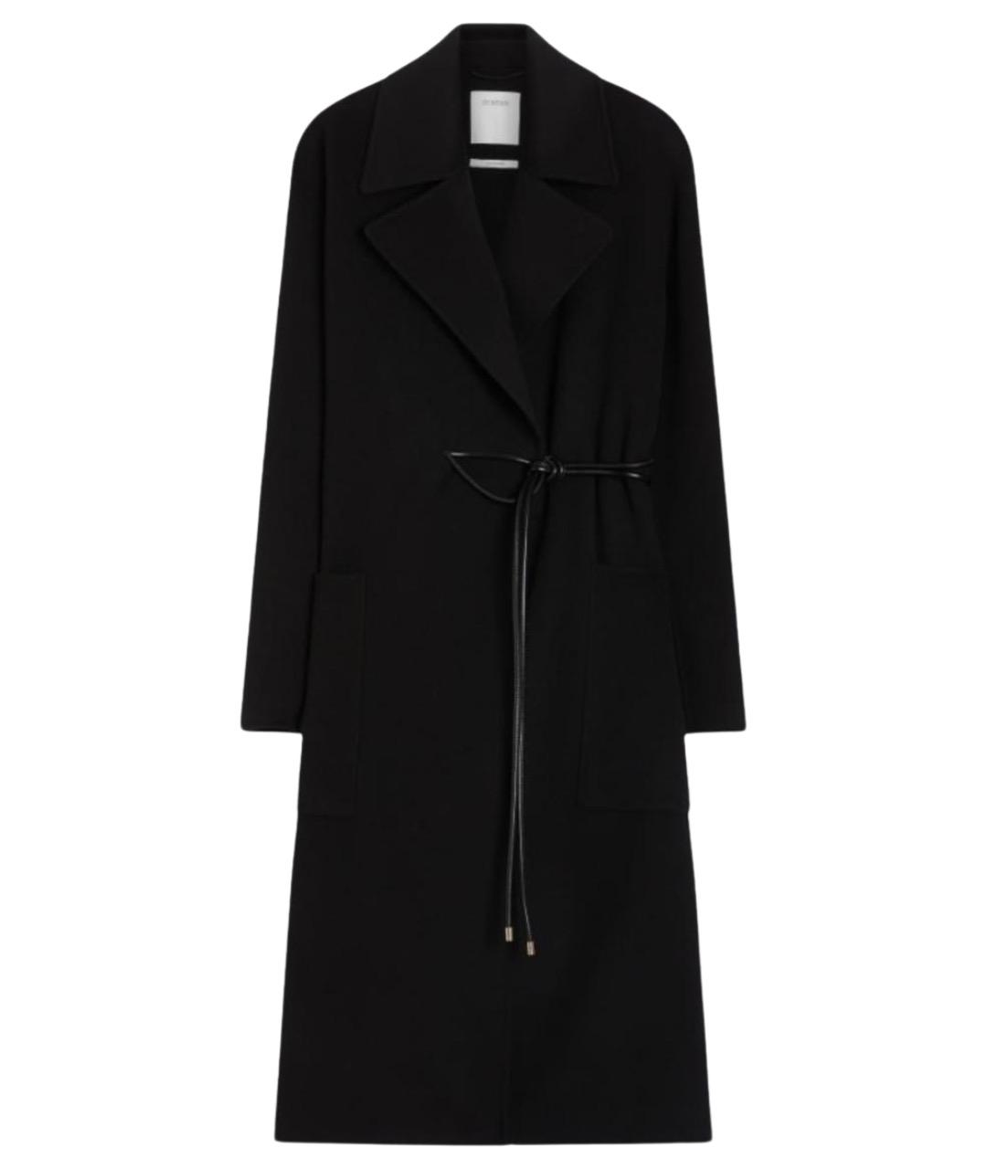 SPORTMAX Черное шерстяное пальто, фото 1