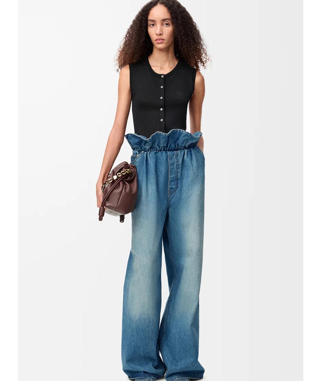 LOEWE Черный шелковый джемпер / свитер, фото 2