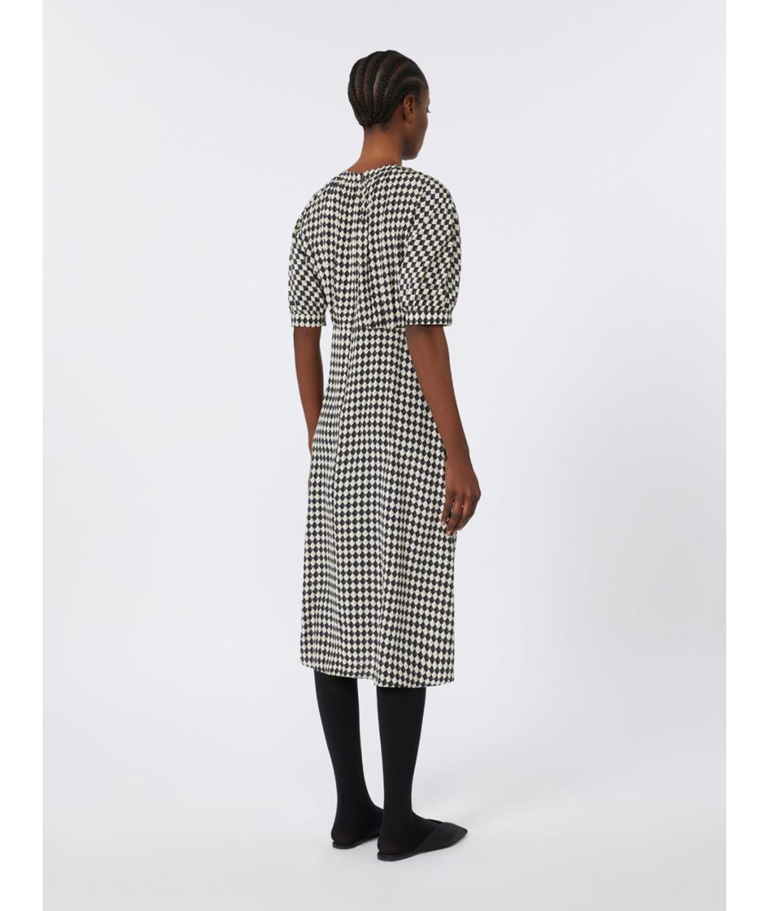 'S MAX MARA Мульти шелковое повседневное платье, фото 3