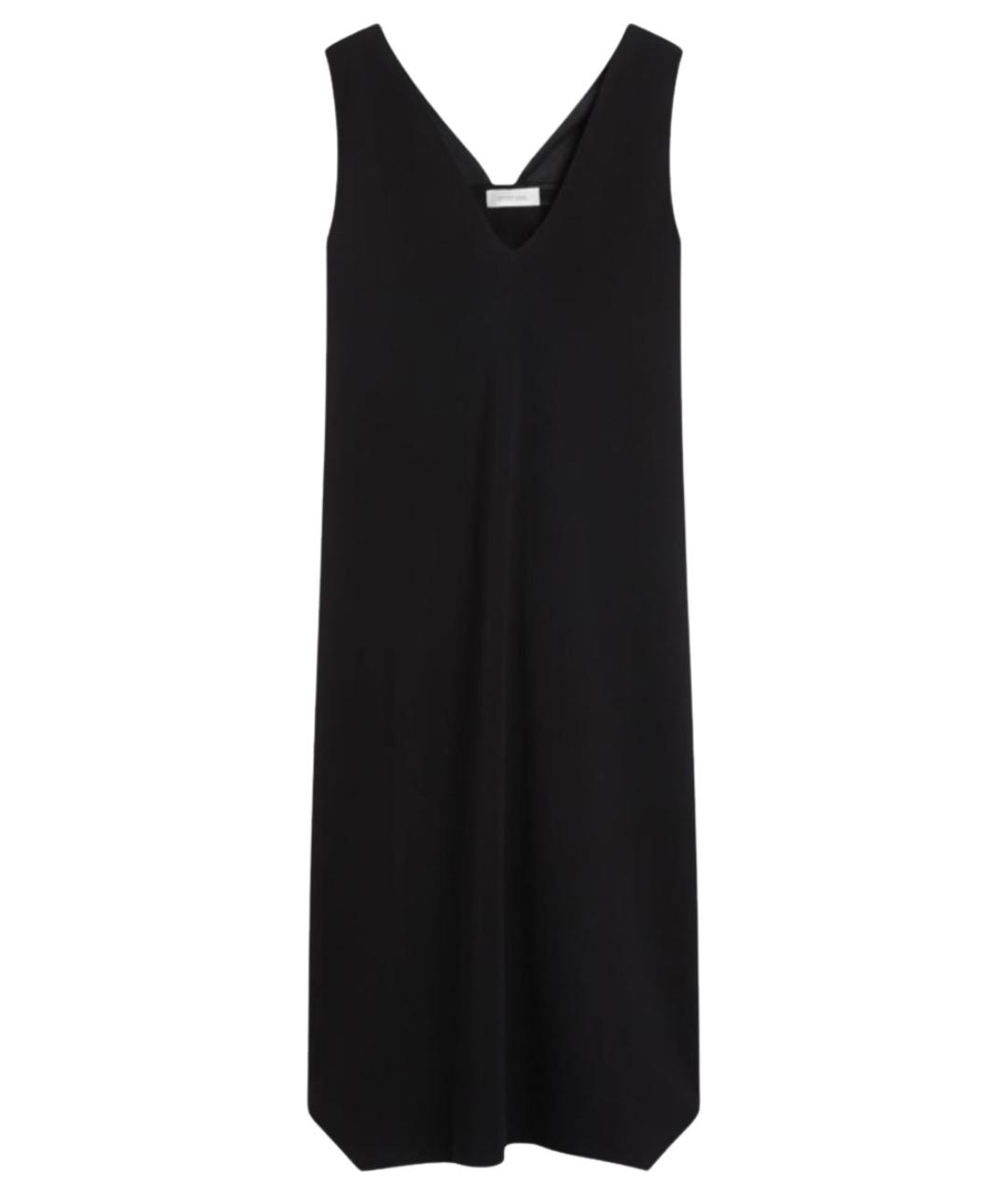 SPORTMAX Черное вискозное повседневное платье, фото 1