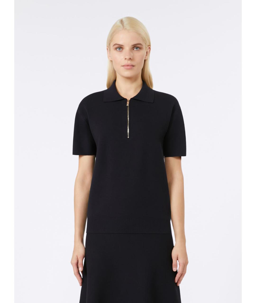 MAX MARA STUDIO Синий вискозный джемпер / свитер, фото 4