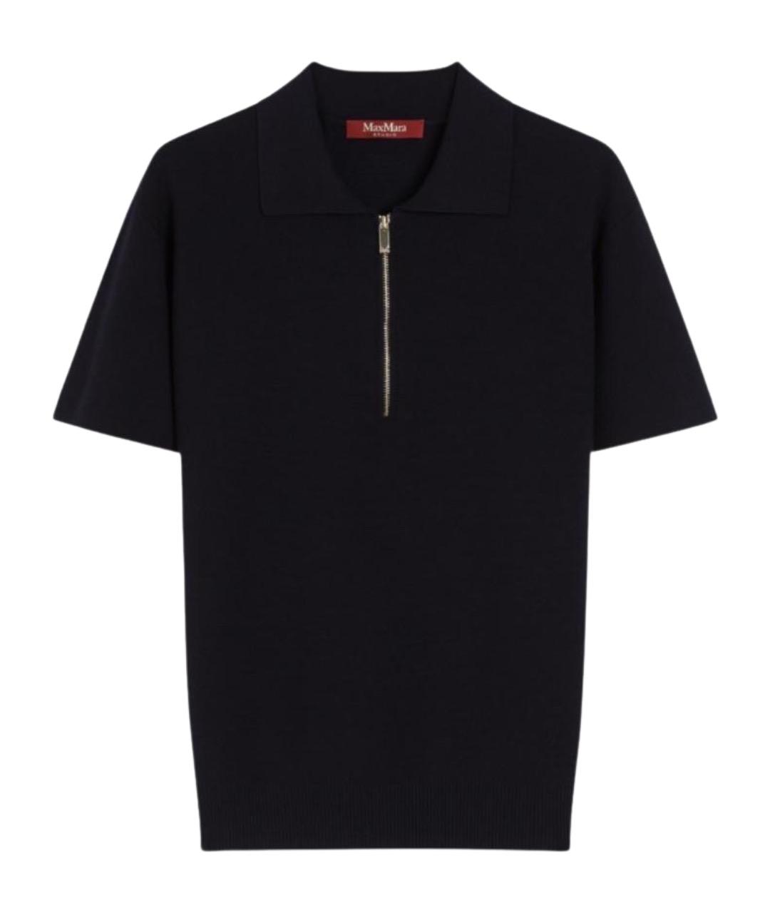 MAX MARA STUDIO Синий вискозный джемпер / свитер, фото 1