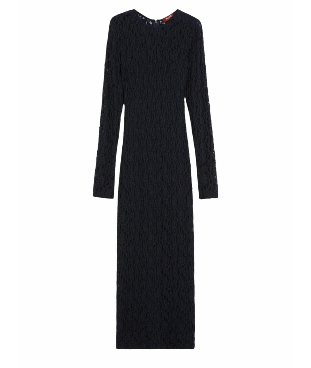 MAX MARA STUDIO Черное хлопковое повседневное платье, фото 1
