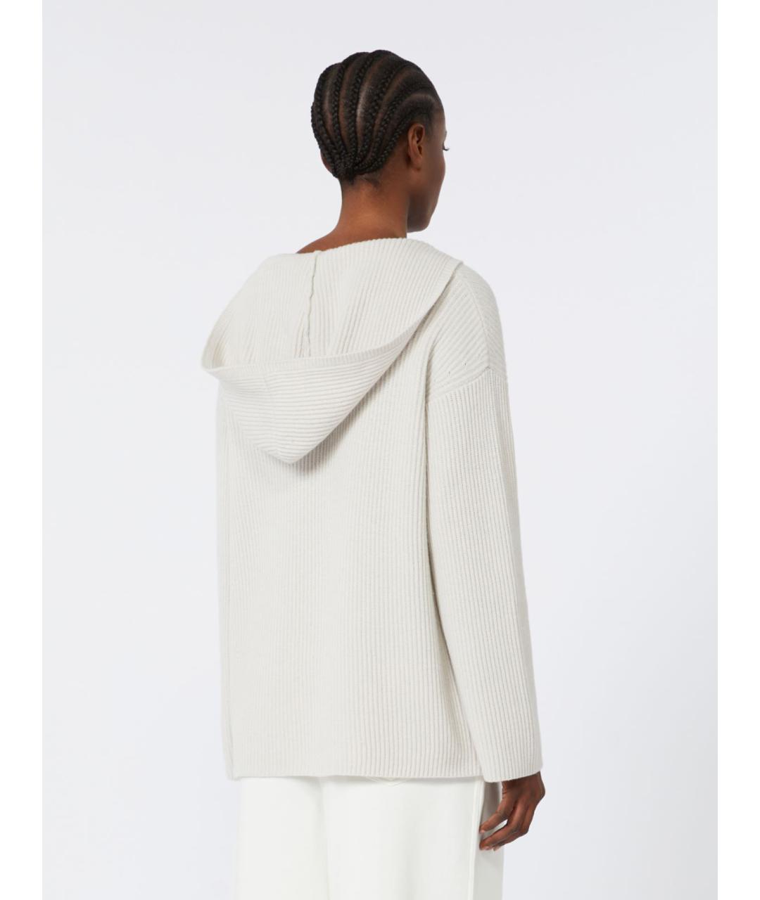 'S MAX MARA Белый шерстяной джемпер / свитер, фото 3
