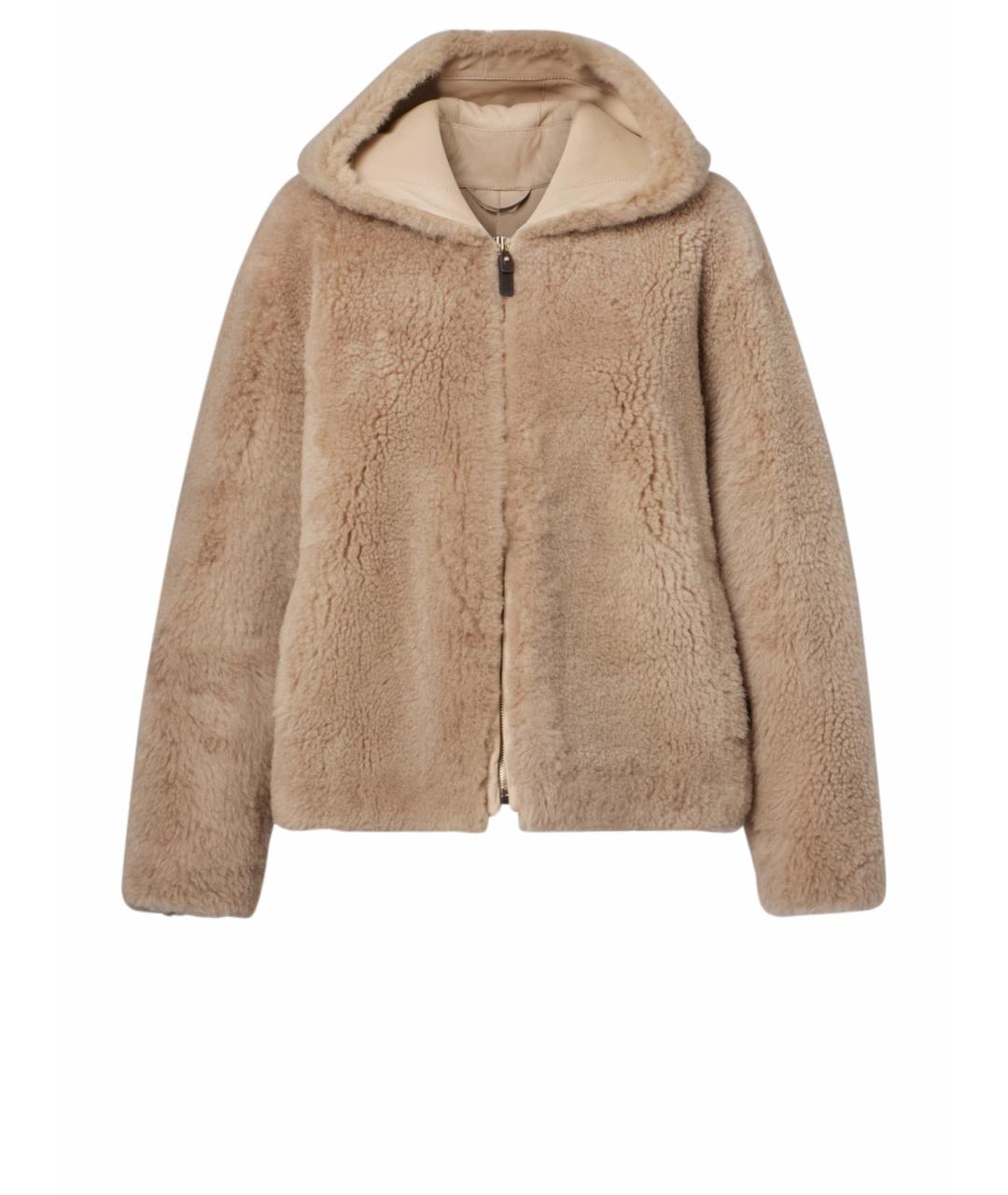 'S MAX MARA Бежевая шерстяная куртка, фото 1