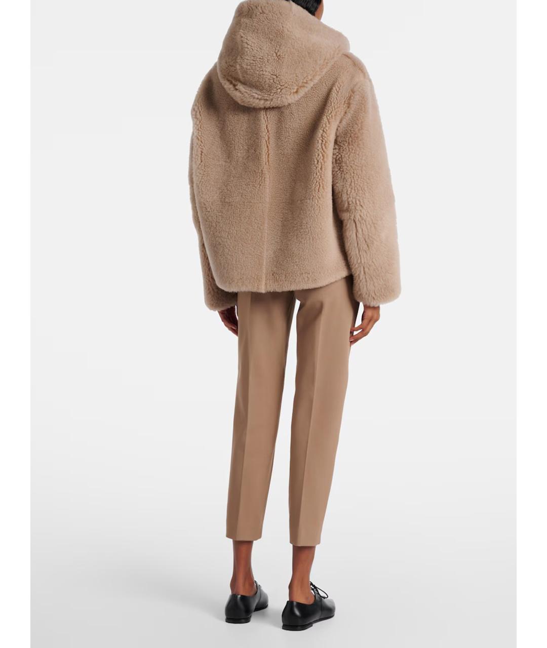 'S MAX MARA Бежевая шерстяная куртка, фото 3