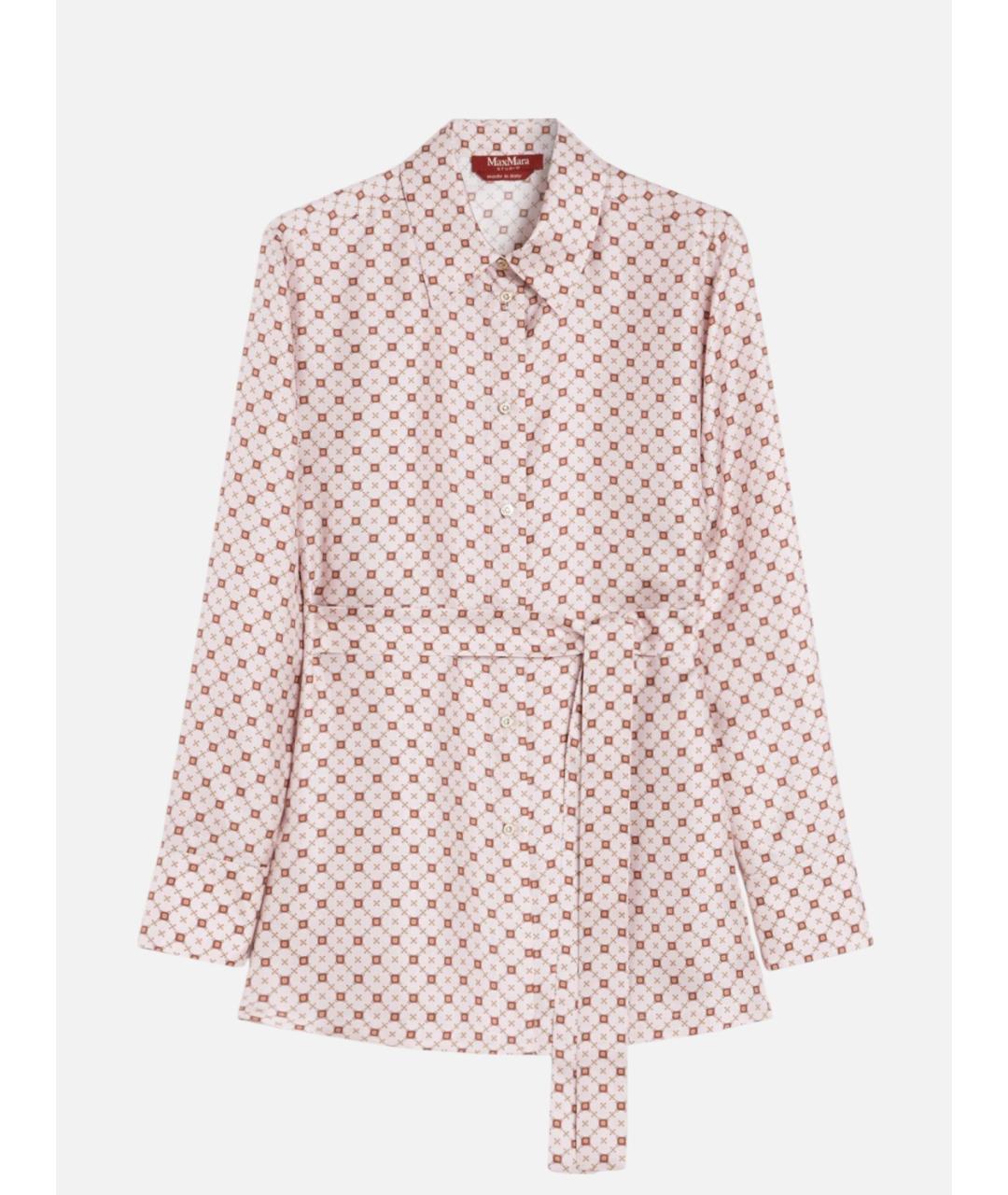 MAX MARA STUDIO Мульти шелковая рубашка, фото 6