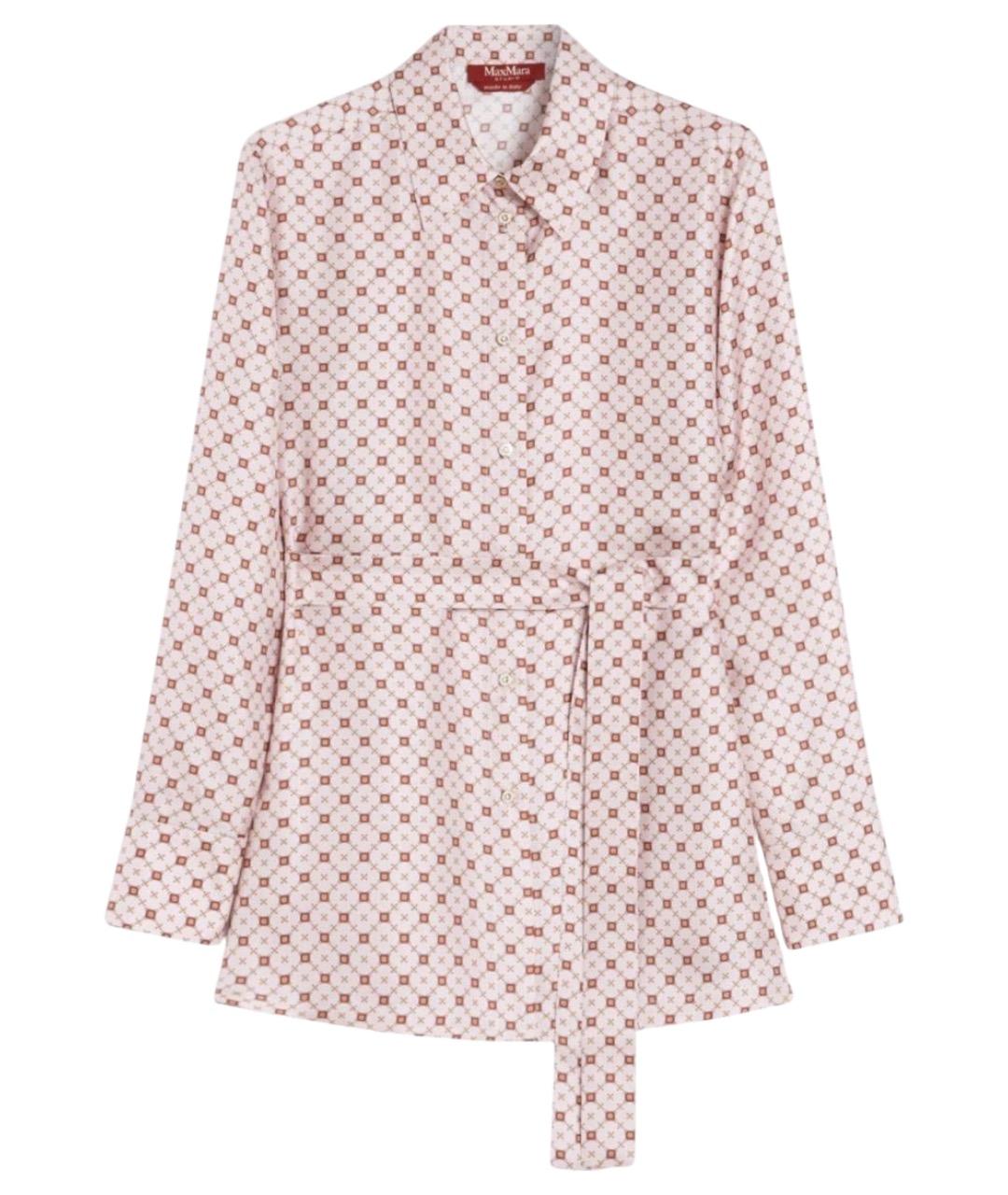 MAX MARA STUDIO Мульти шелковая рубашка, фото 1