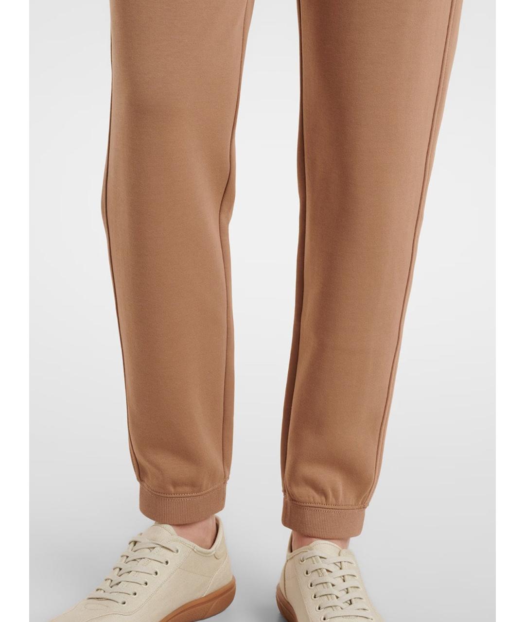 'S MAX MARA Коричневые прямые брюки, фото 5