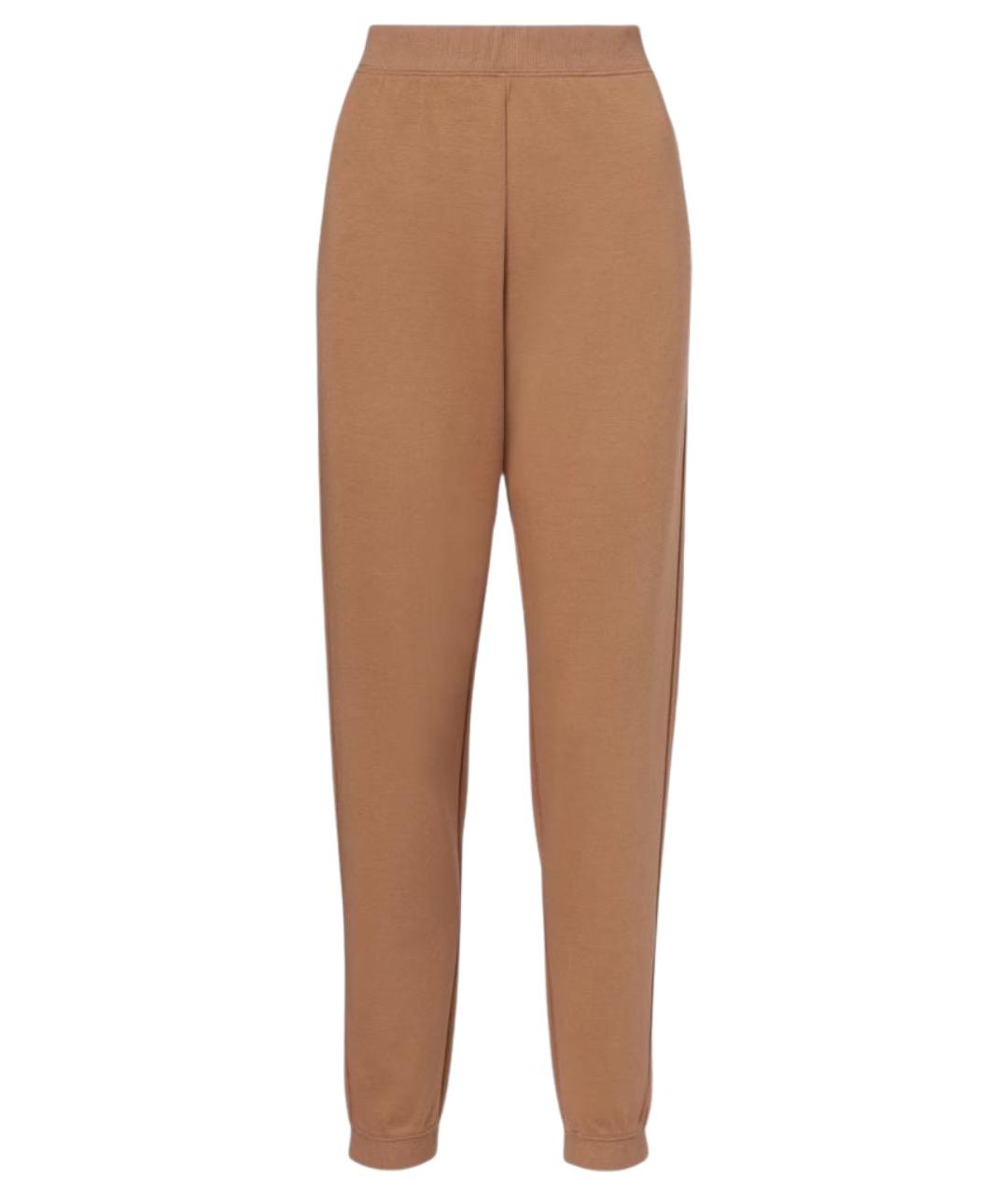 'S MAX MARA Коричневые прямые брюки, фото 1