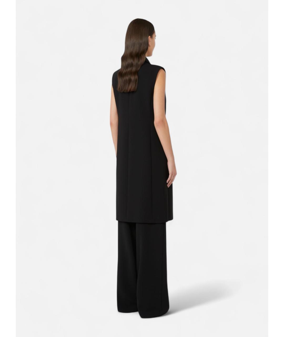 MAX MARA STUDIO Черный кашемировый жилет, фото 3