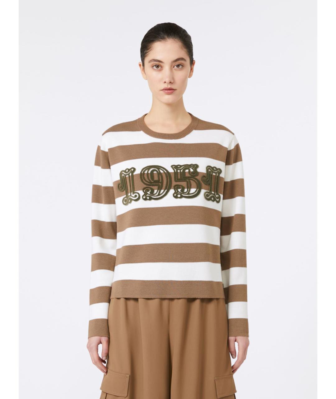 MAX MARA Мульти шерстяной джемпер / свитер, фото 5
