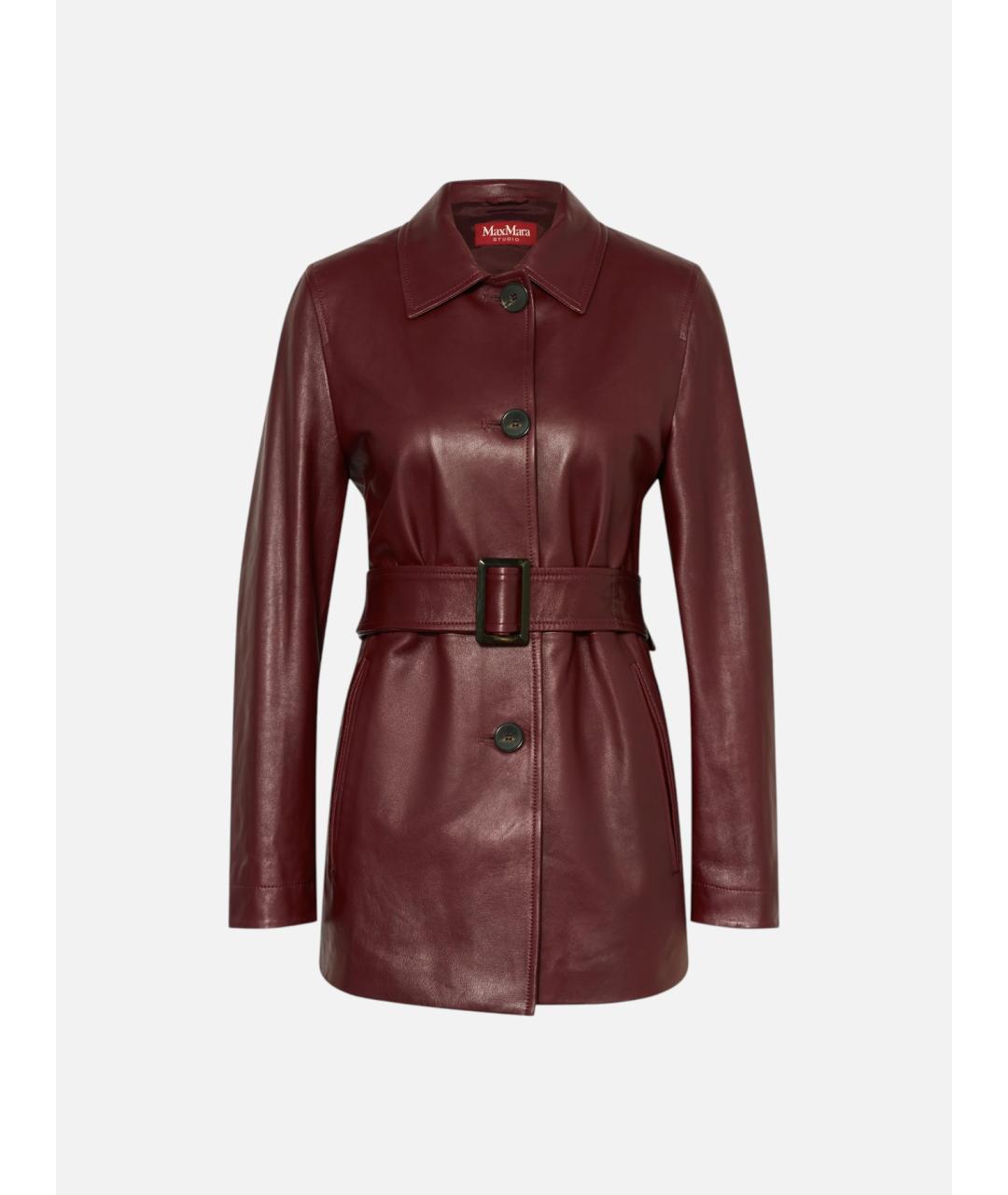 MAX MARA STUDIO Мульти кожаная куртка, фото 4