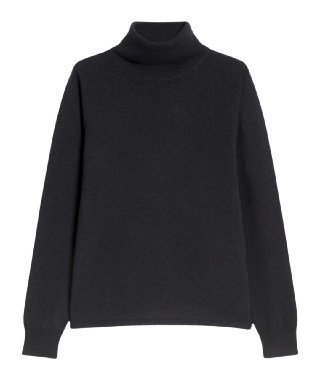 MAX MARA STUDIO Черная шерстяная водолазка, фото 1