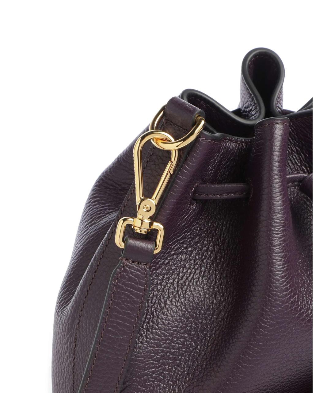 COCCINELLE Фиолетовая кожаная сумка через плечо, фото 3