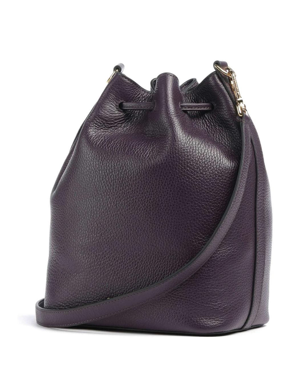 COCCINELLE Фиолетовая кожаная сумка через плечо, фото 2