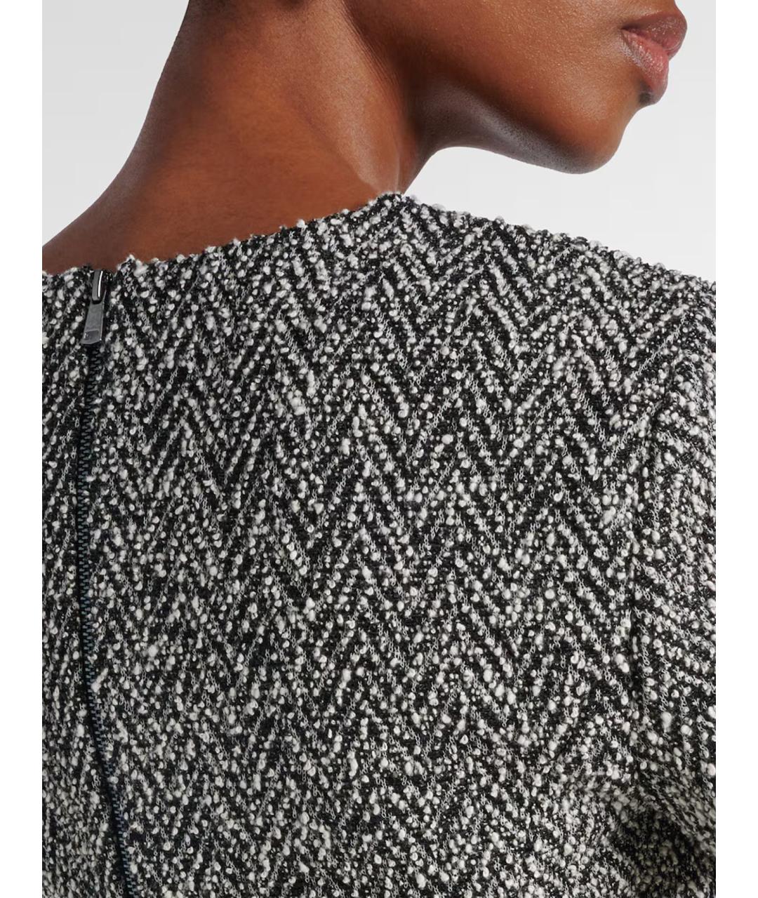 MAX MARA Серое хлопковое повседневное платье, фото 7