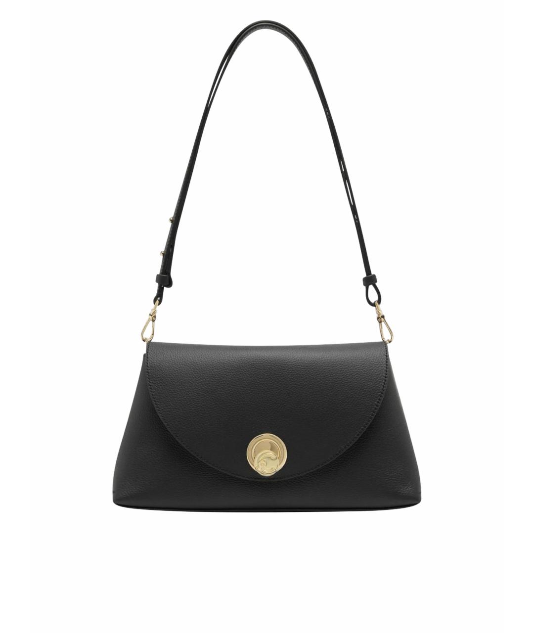 COCCINELLE Черная кожаная сумка через плечо, фото 1
