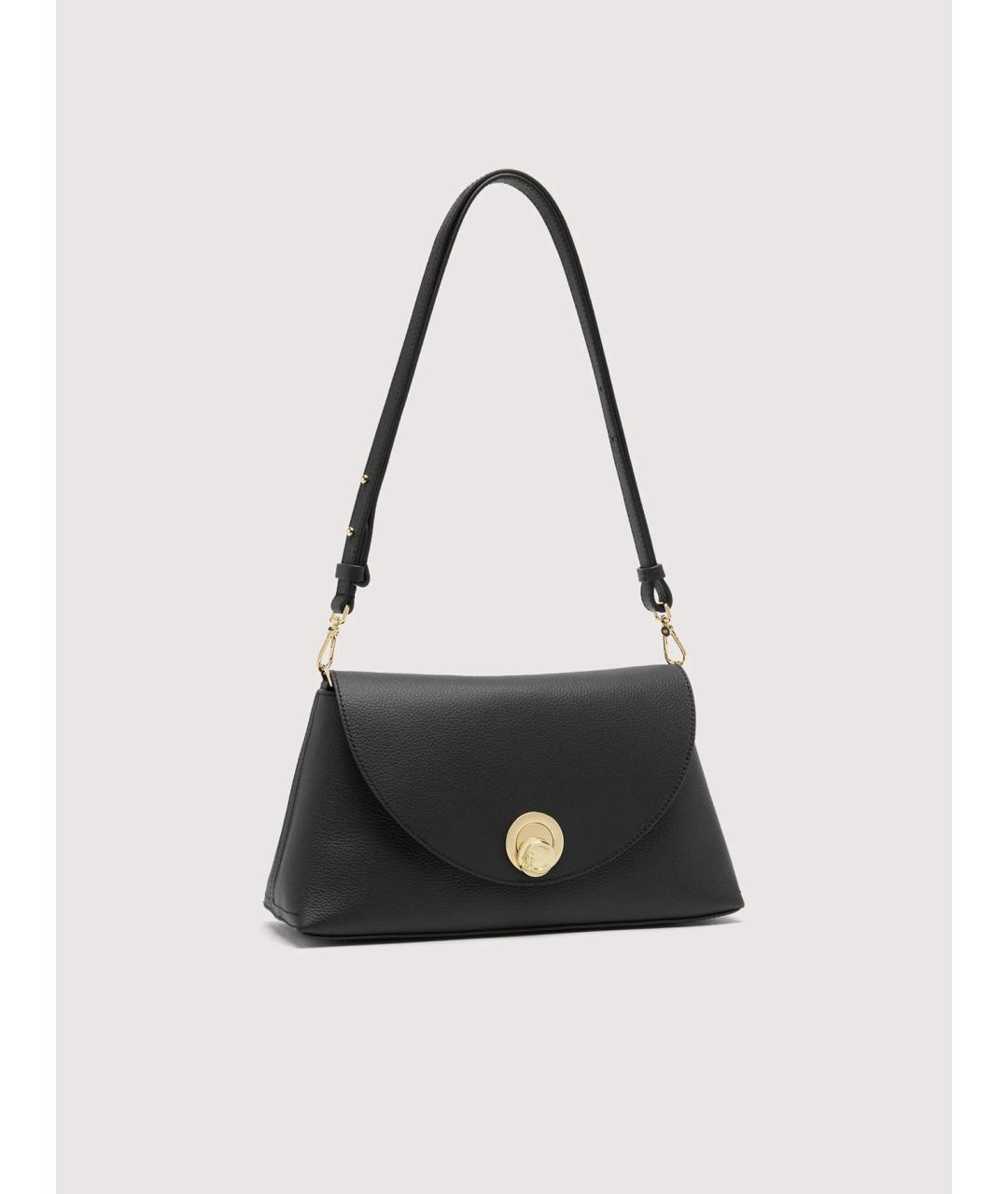 COCCINELLE Черная кожаная сумка через плечо, фото 2
