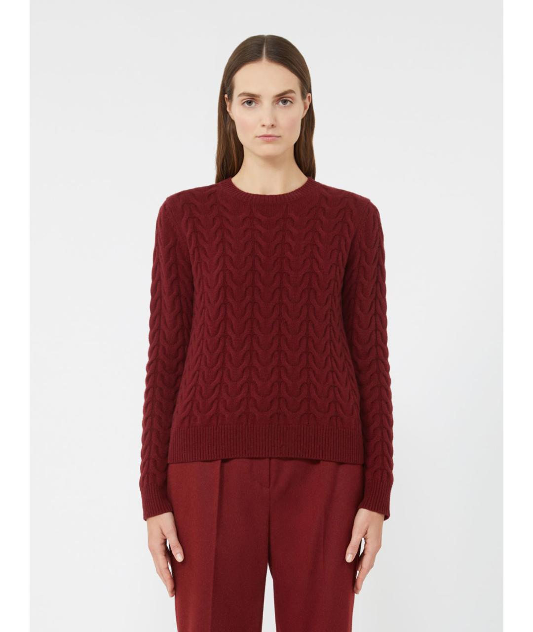 MAX MARA Красный кашемировый джемпер / свитер, фото 2