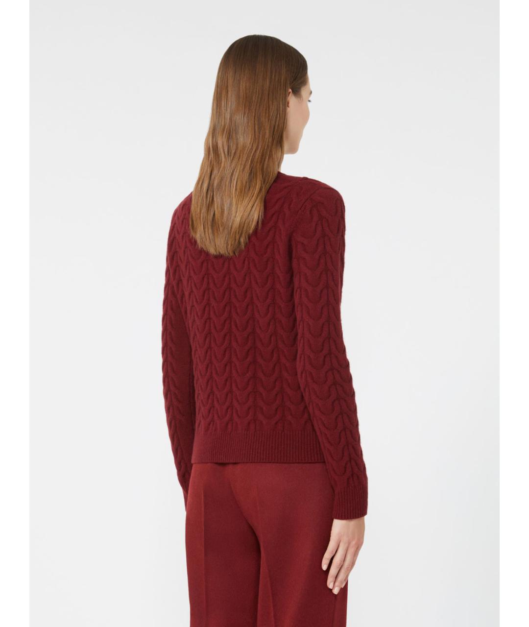 MAX MARA Красный кашемировый джемпер / свитер, фото 3