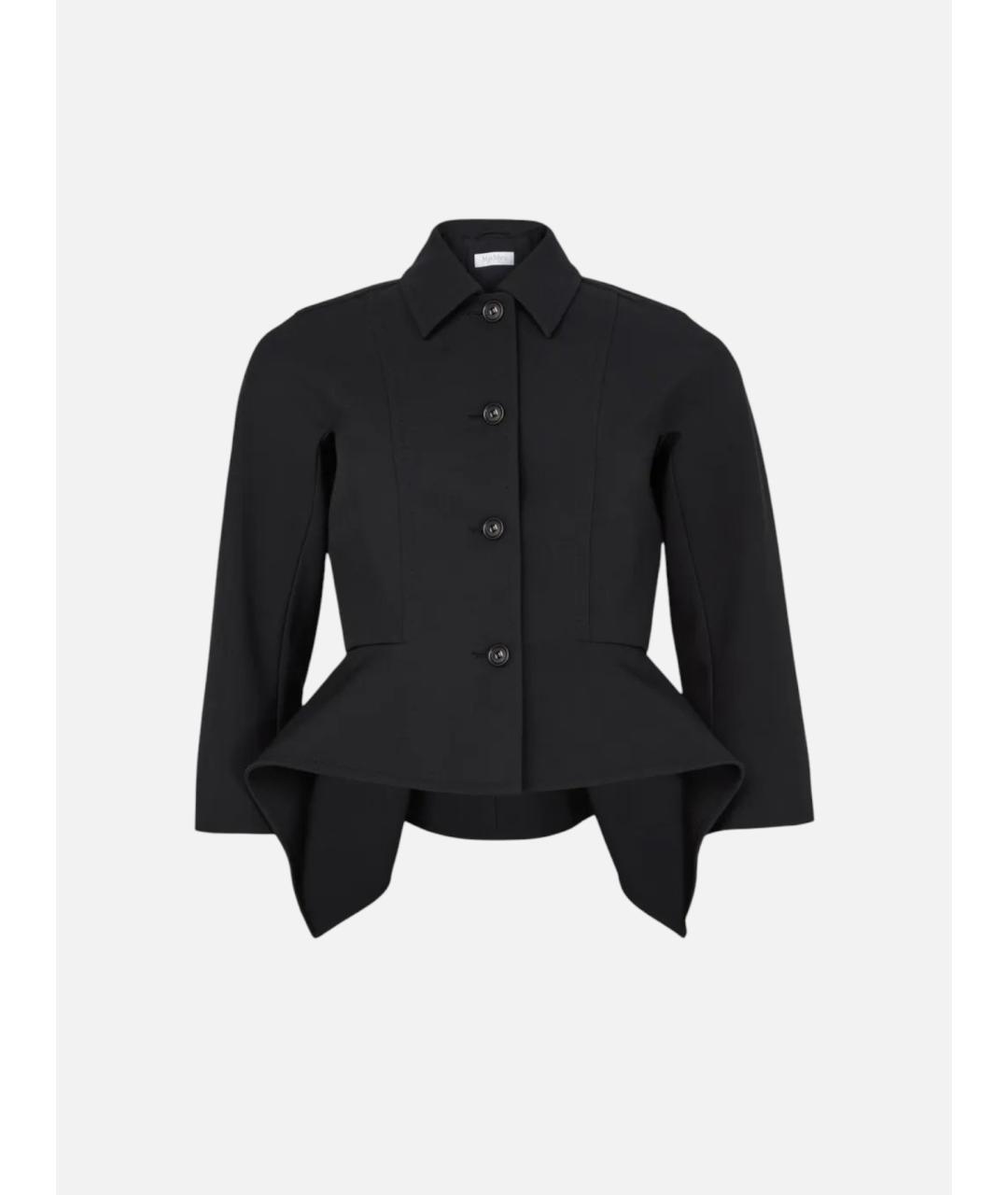 MAX MARA Черный полиэстеровый жакет/пиджак, фото 6