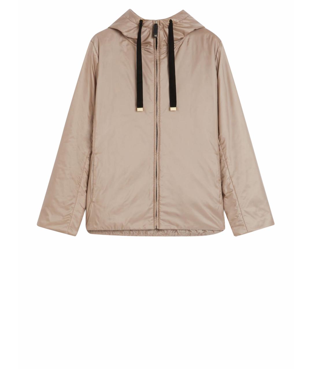 'S MAX MARA Бежевая полиэстеровая куртка, фото 1