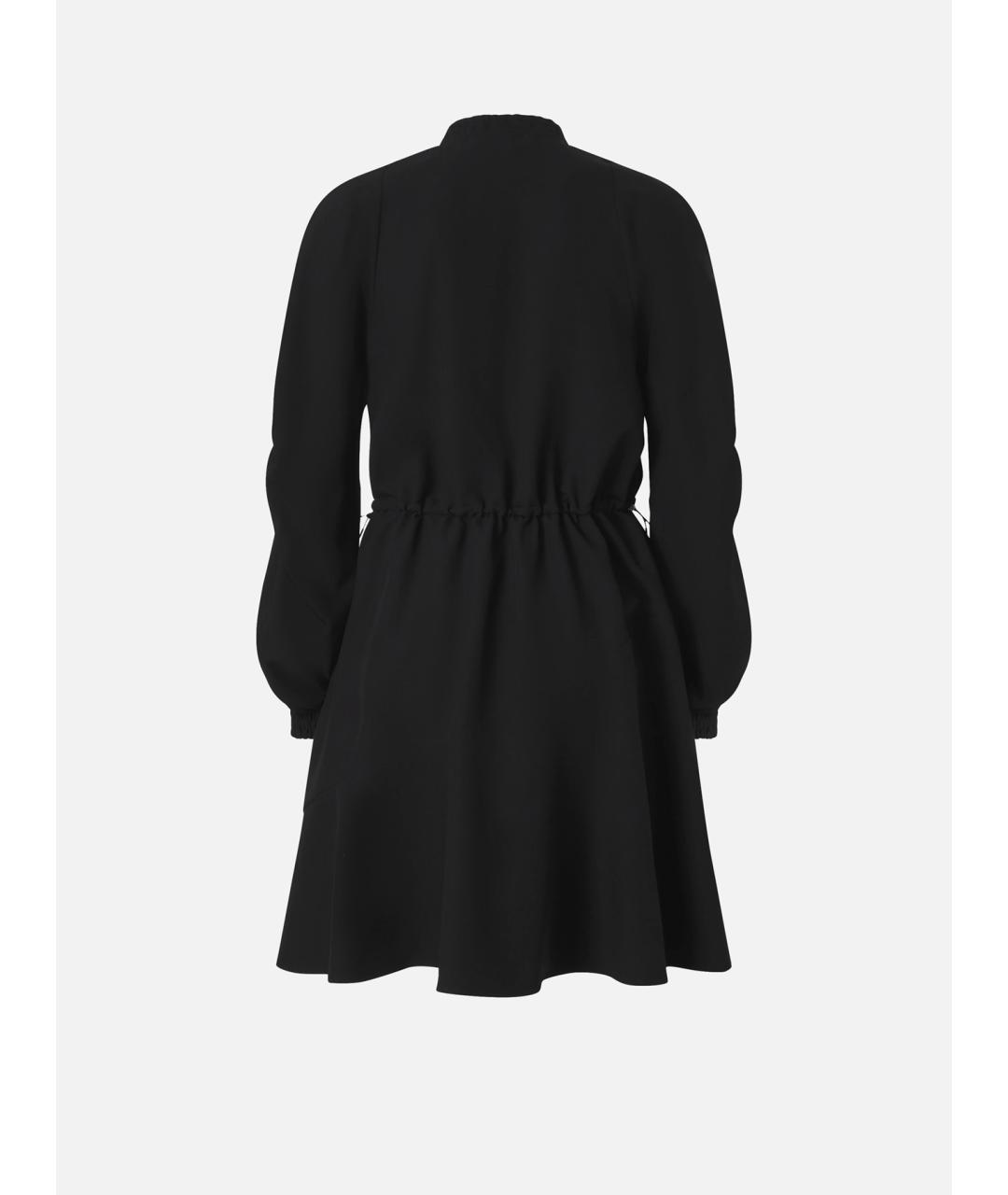 PINKO Черное полиэстеровое повседневное платье, фото 6