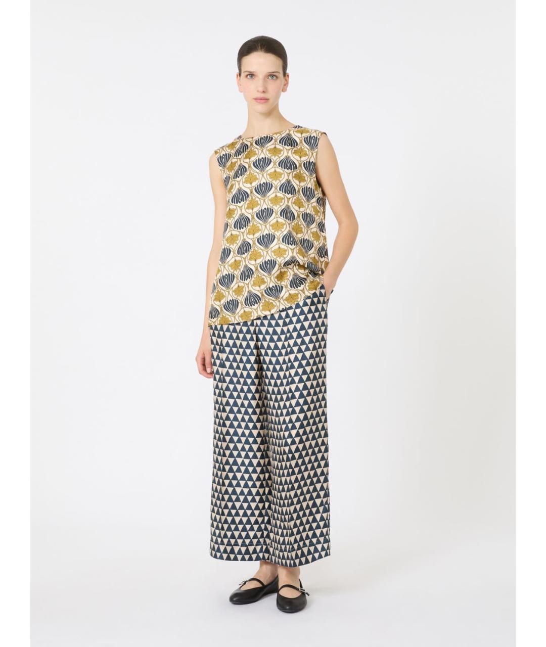 'S MAX MARA Мульти шелковая блузы, фото 2