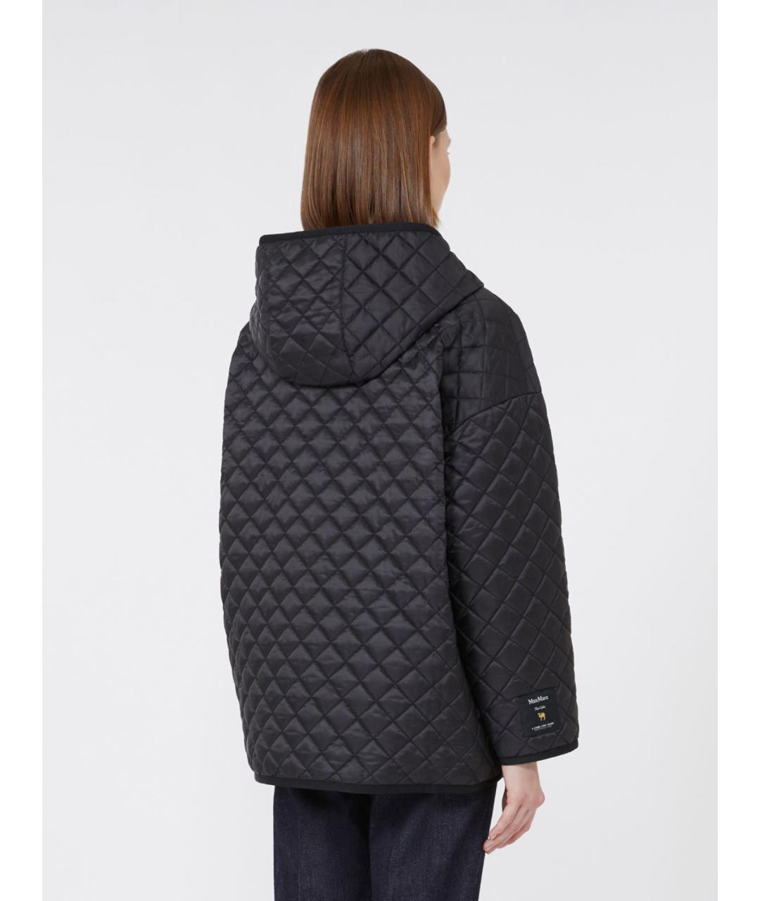 'S MAX MARA Черная полиэстеровая куртка, фото 4