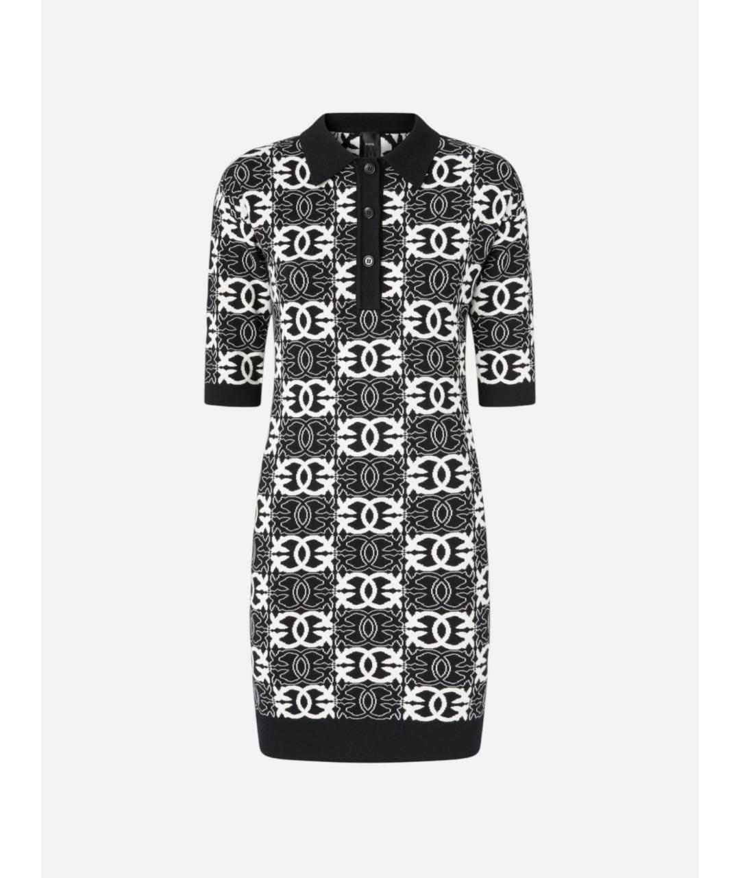 PINKO Черное повседневное платье, фото 3