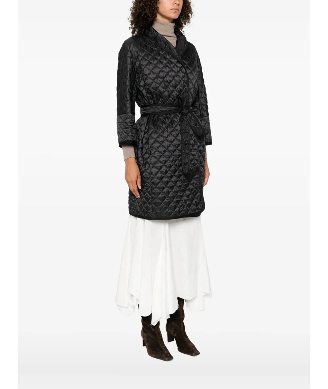 'S MAX MARA Черная полиэстеровая куртка, фото 4